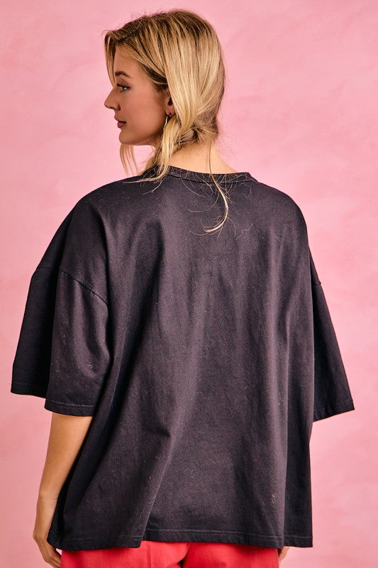 Women's Gameday Colorblock Applique Relaxed Fit T-Shirt