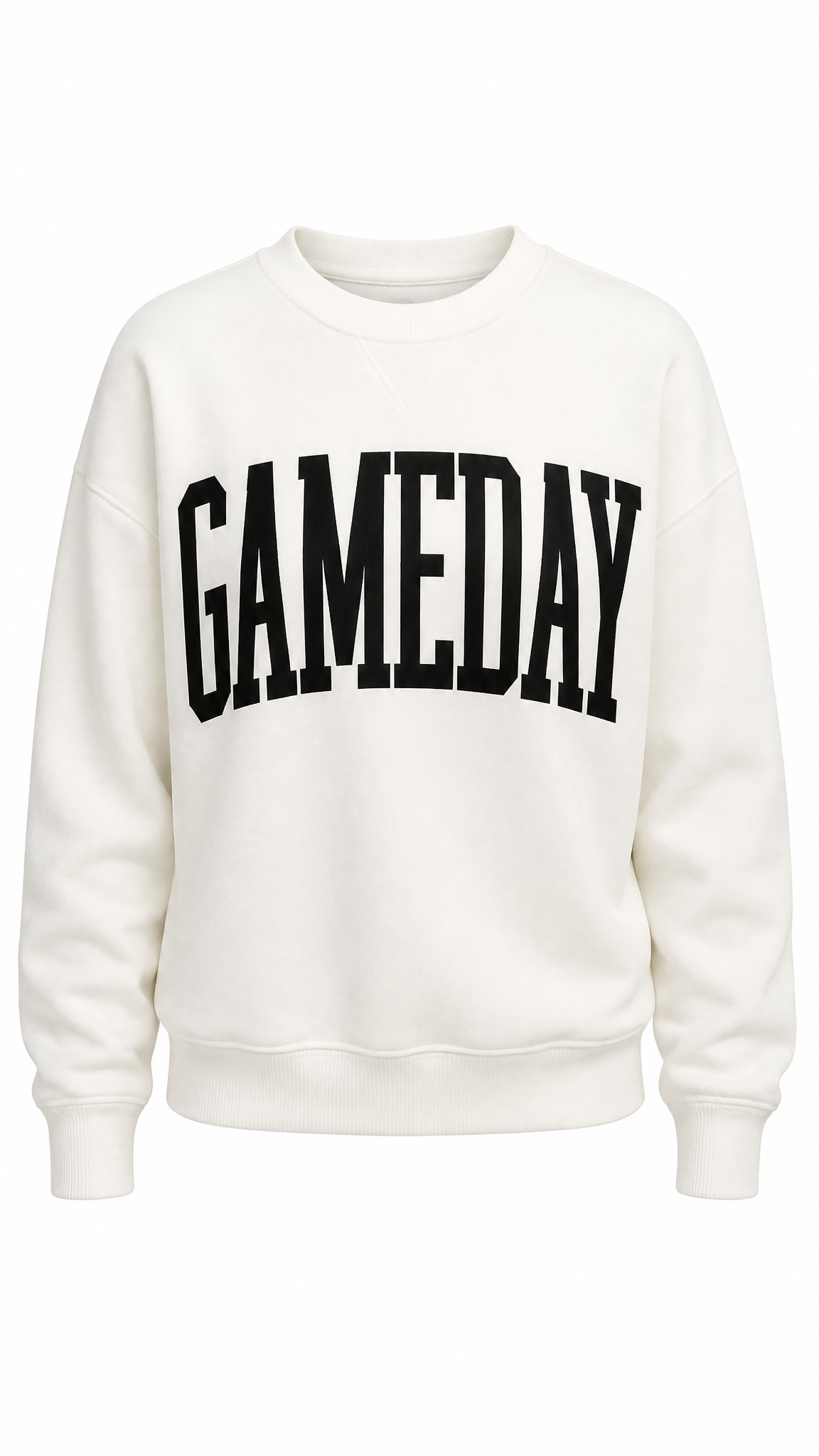 Women's White Melange Long Sleeve Top
