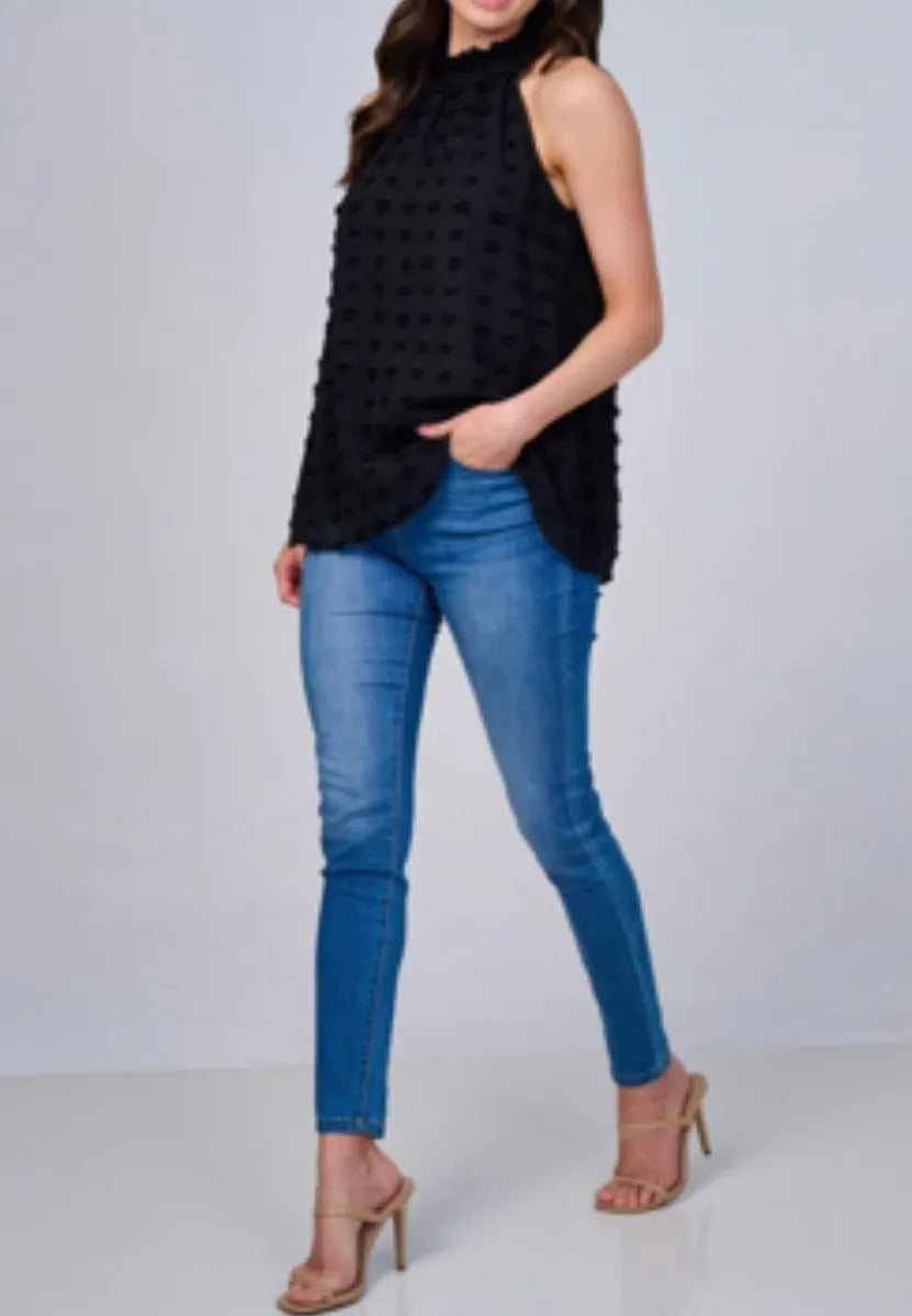 Sleeveless Top (Black)
