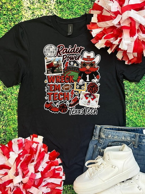 Texas Texas Raider Power Wreck 'em Tech T-Shirt