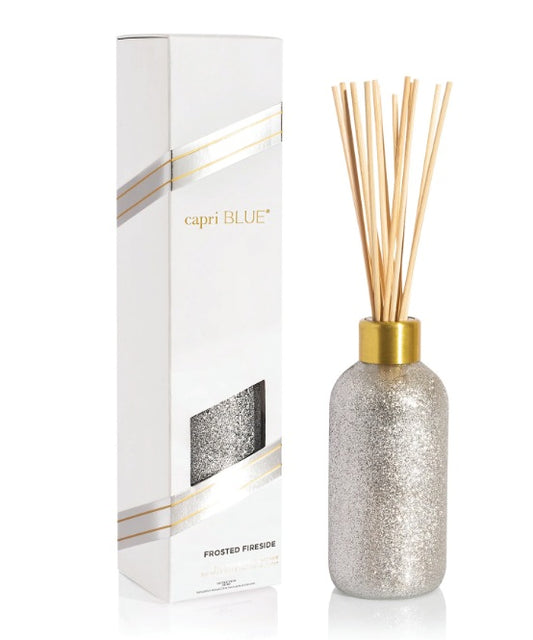Capri BLUE - Frosted Fireside Glam Reed Diffuser