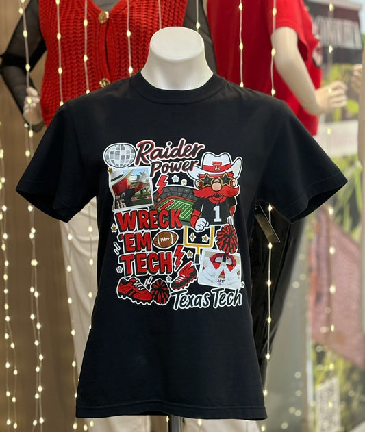Texas Texas Raider Power Wreck 'em Tech T-Shirt