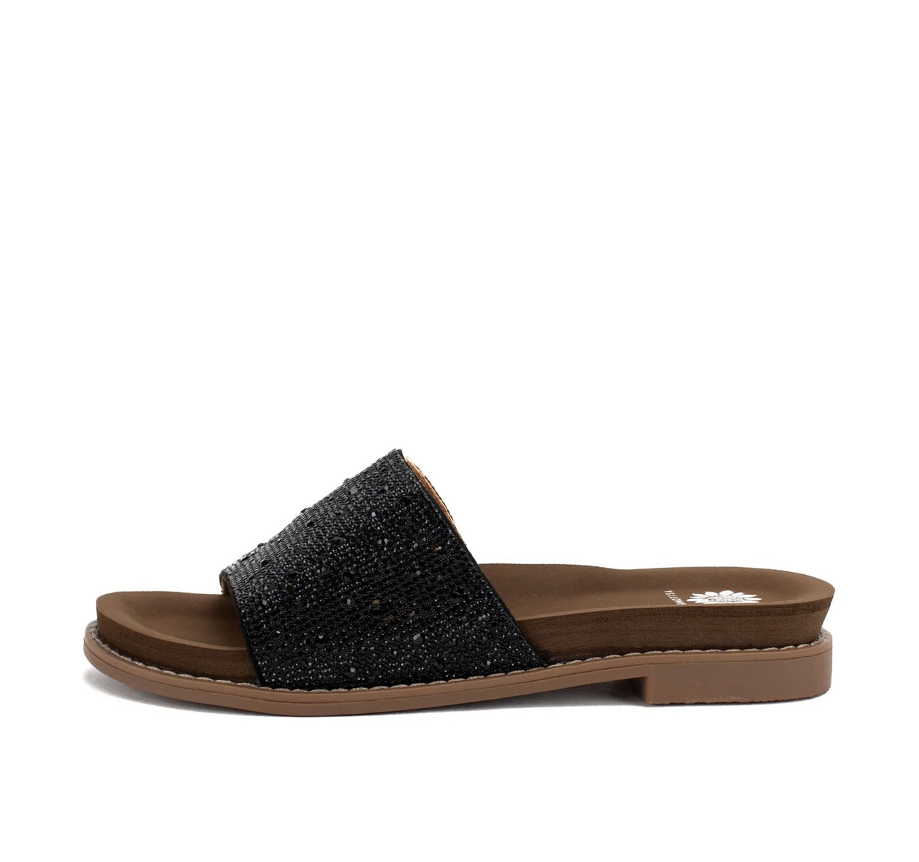 Yellow Box Kite Slide Sandal