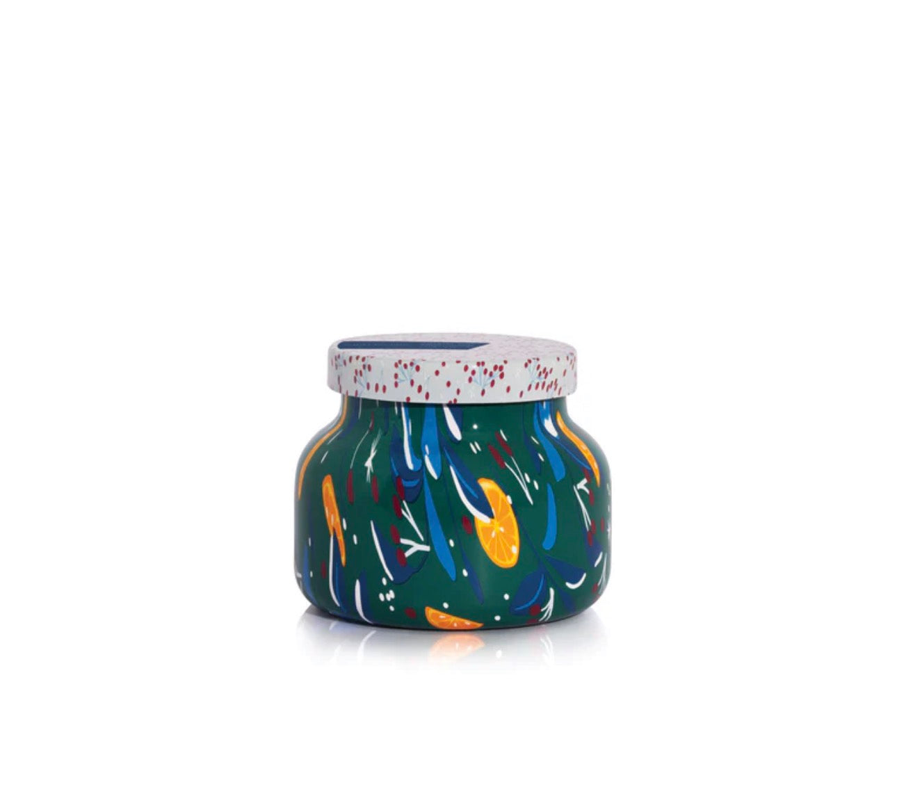 Capri BLUE - Volcano Holiday Pattern Play Petite Candle
