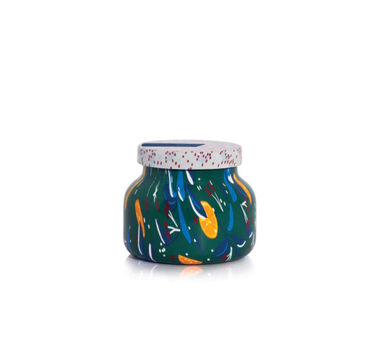 Capri BLUE - Volcano Holiday Pattern Play Petite Candle