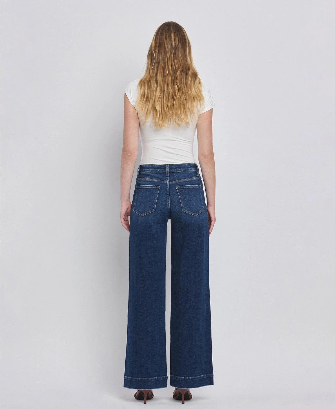 Flying Monkey High Rise Wide Trouser Jeans