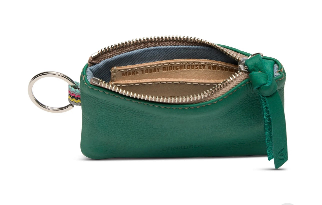 Consuela Teal Pouch
