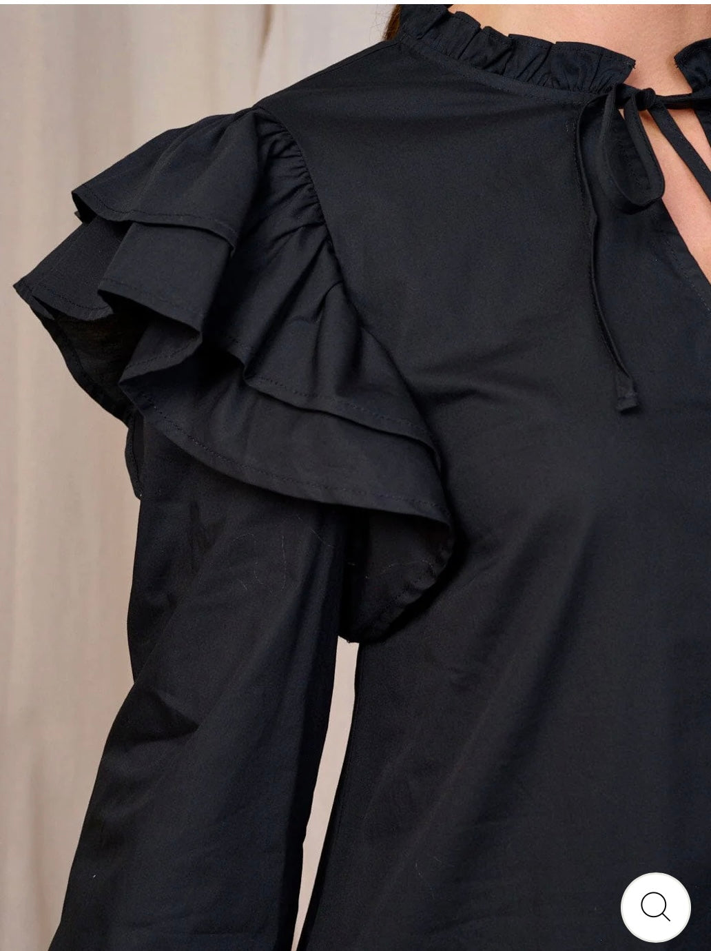 Ruffle Drop Waist Mini Dress