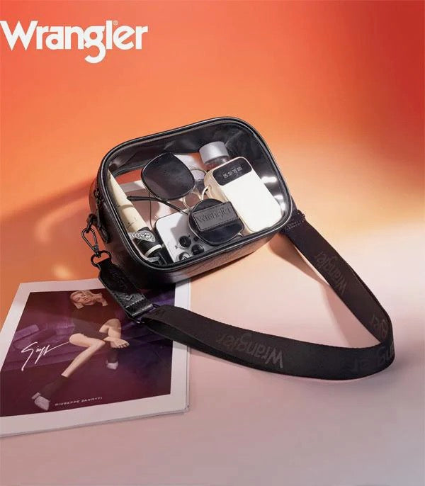 Black Wrangler Clear Stadium Bag