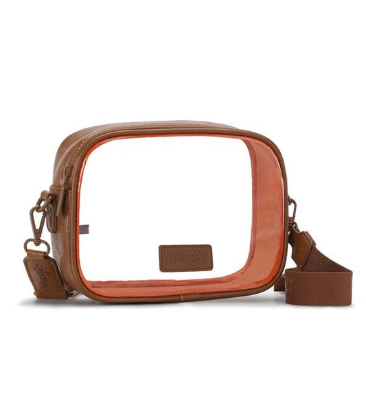 Brown Wrangler Clear Stadium Bag