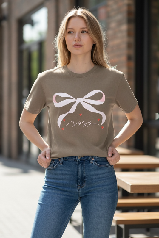 Brown Crewneck T-Shirt