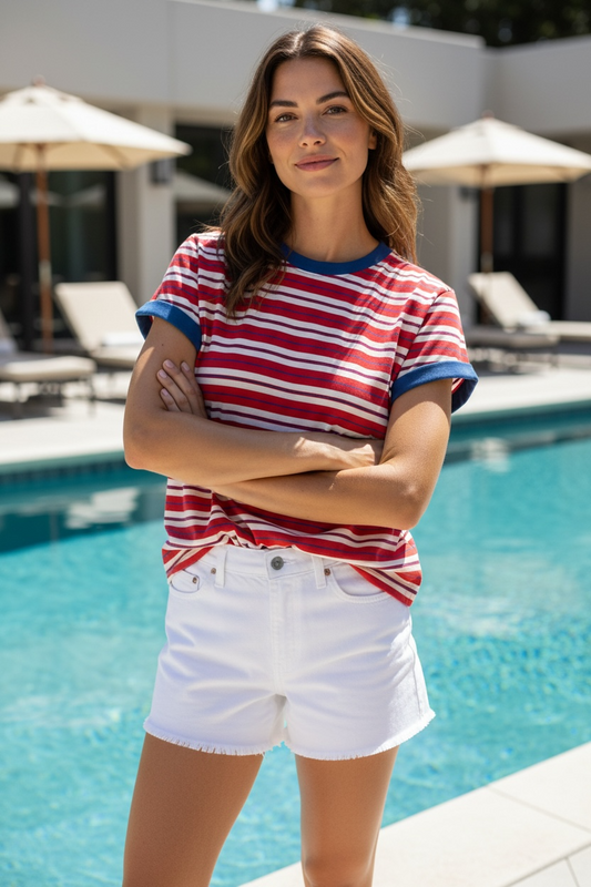 Striped T-Shirt Top