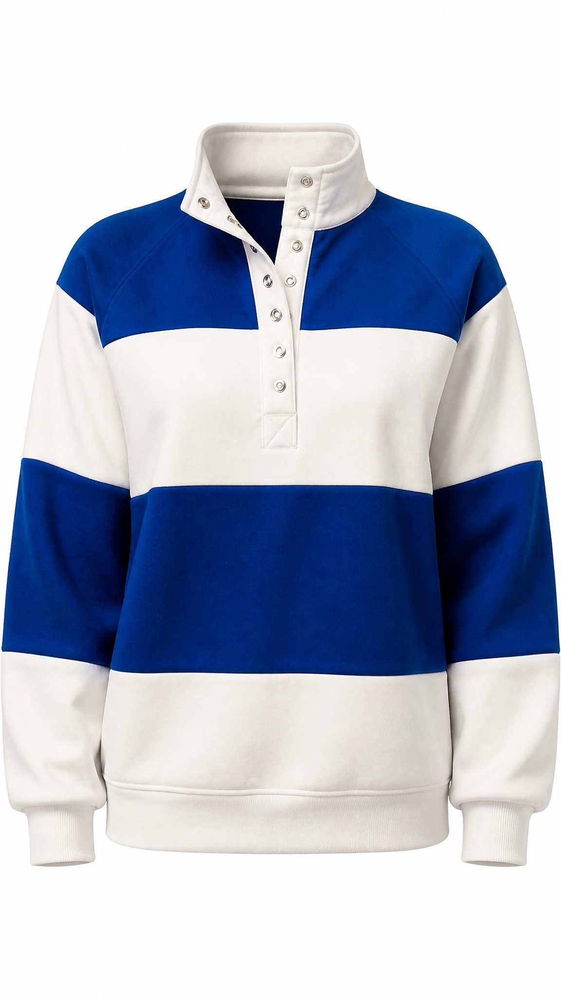 Women's Everly Cobalt Blue Striped Pullover