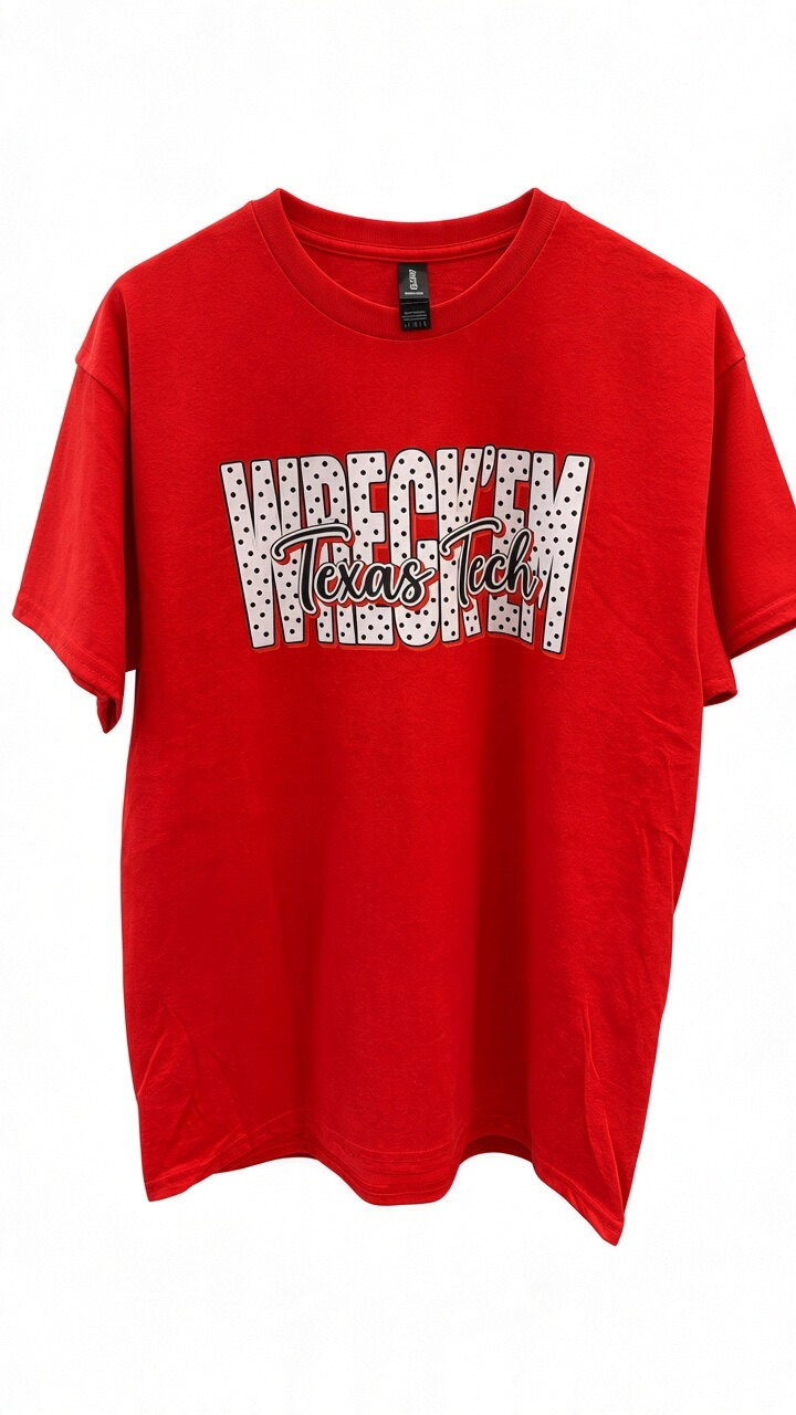Woman's "Wreck 'Em Texas Tech" T-Shirt