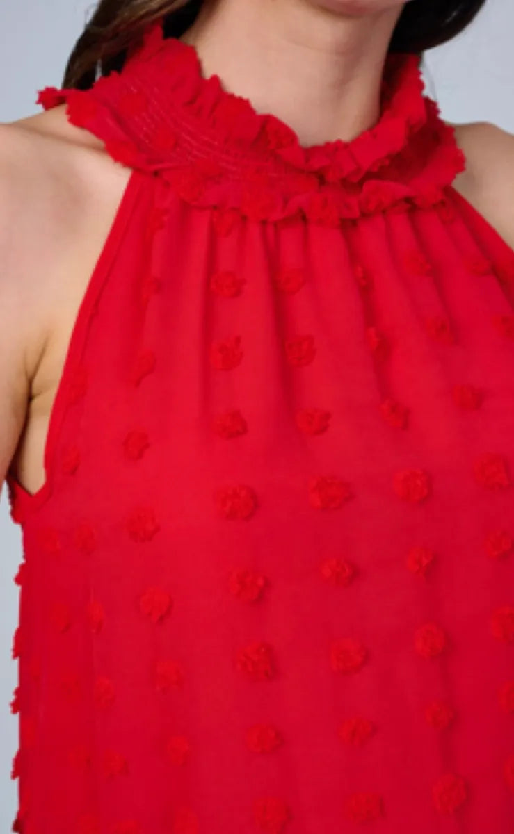 Sleeveless Top (Red)