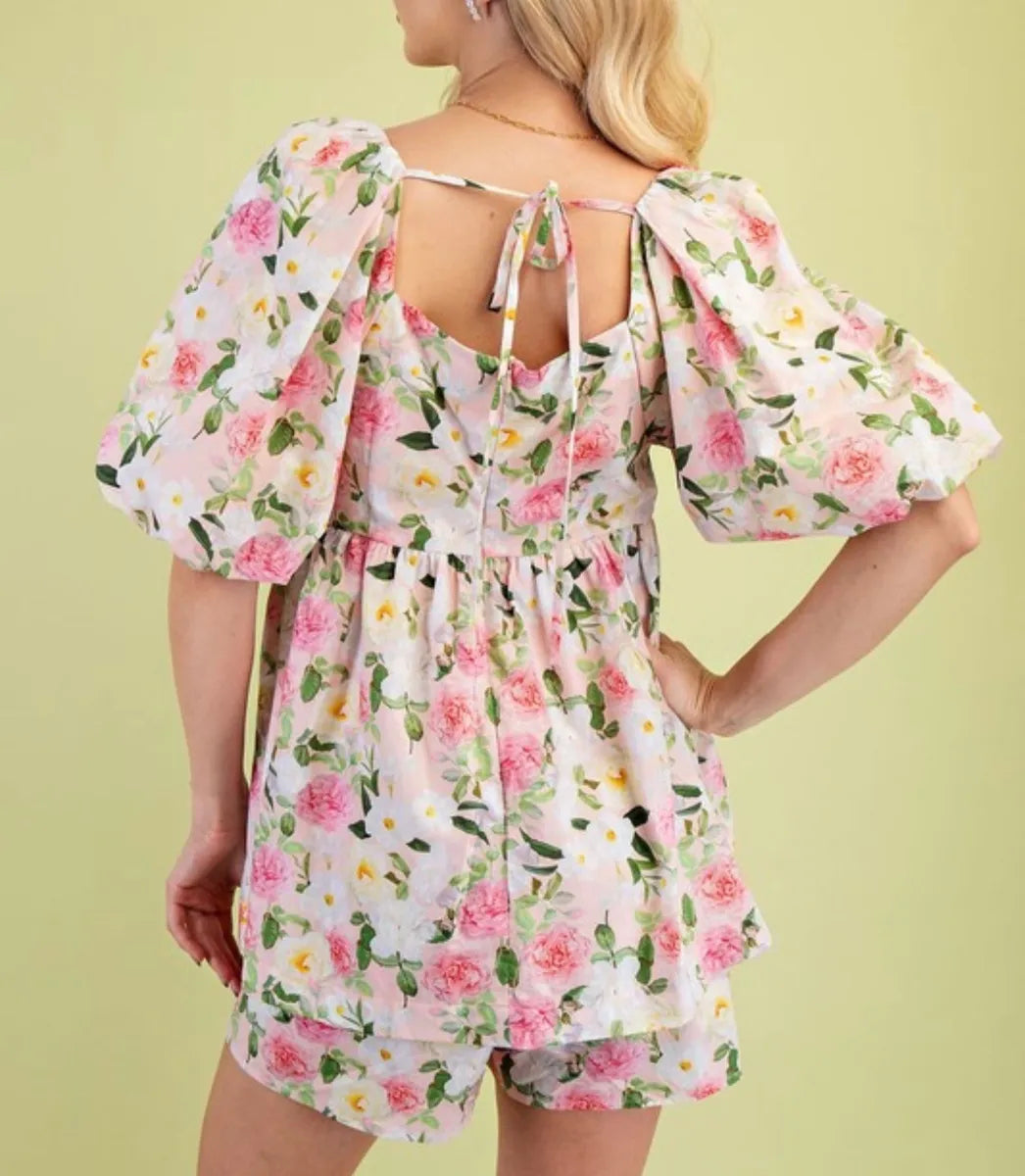 Romper Set Blush
