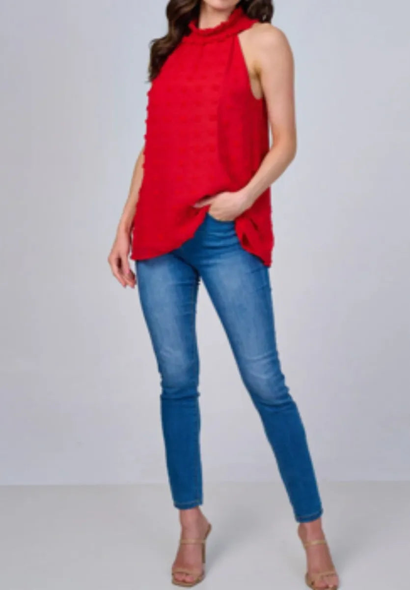 Sleeveless Top (Red)