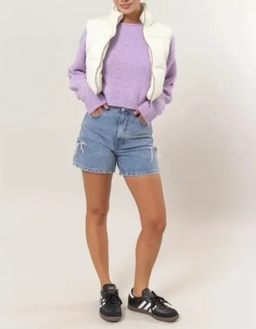 Puffer Vest (White) - Sold Out