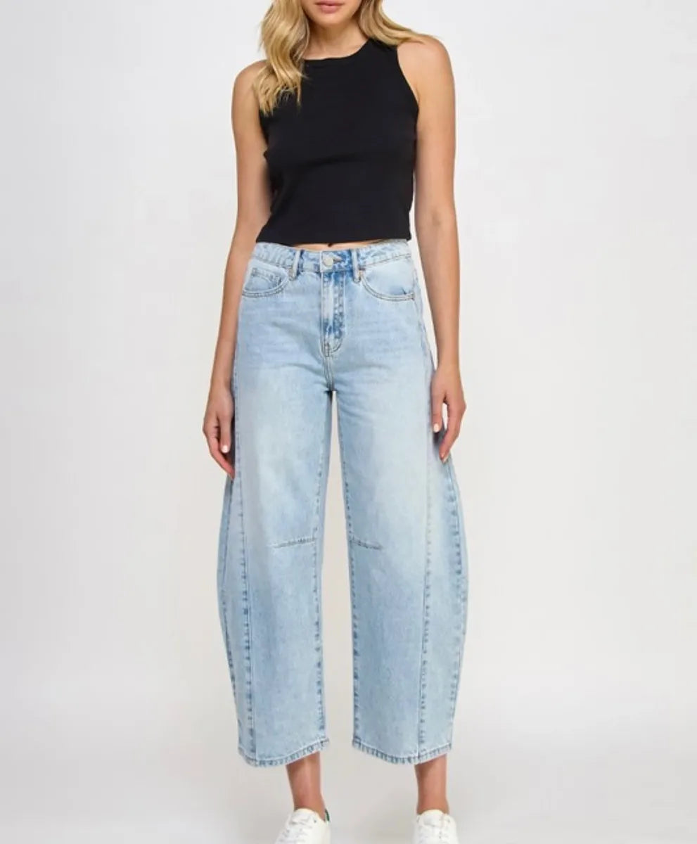 Insane Gene High Rise Baggy Barrell Jeans