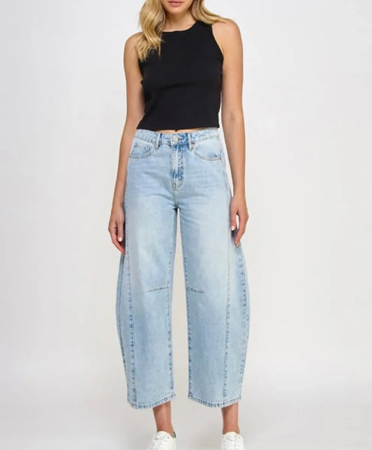 Insane Gene High Rise Baggy Barrell Jeans