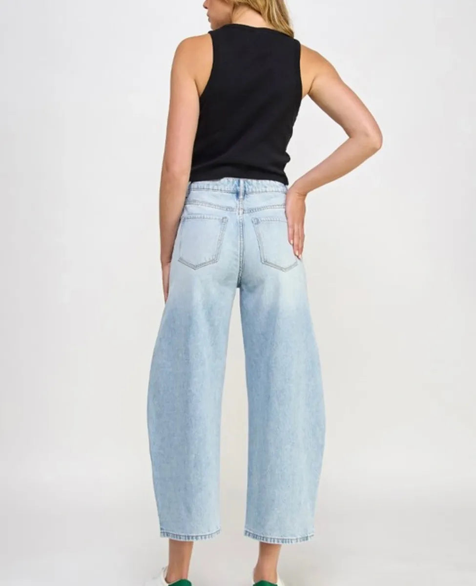 Insane Gene High Rise Baggy Barrell Jeans
