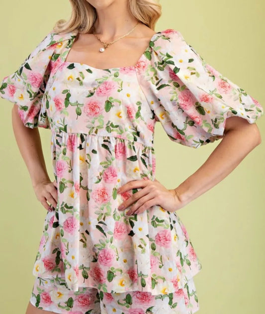 Romper Set Blush
