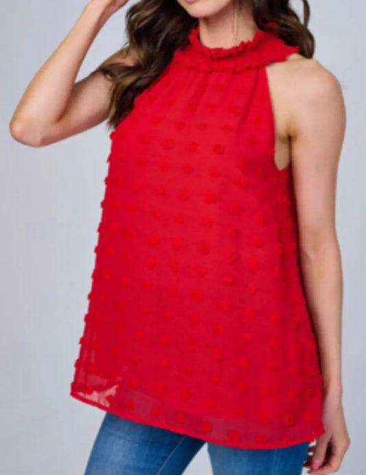 Sleeveless Top (Red)
