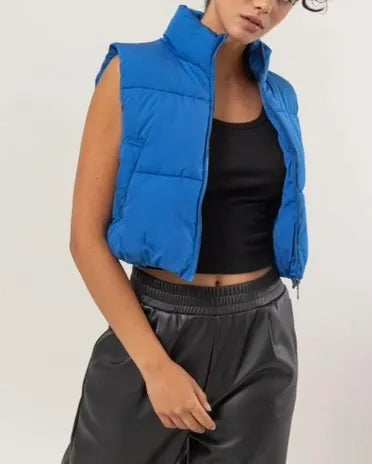 Puffer Vest (Blue) - Sold Out