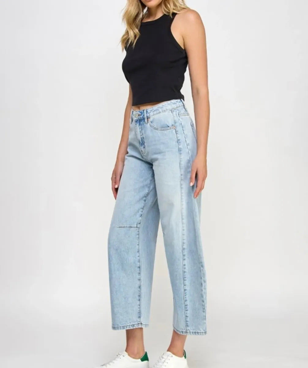 Insane Gene High Rise Baggy Barrell Jeans